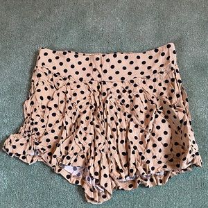 Polka dot shorts